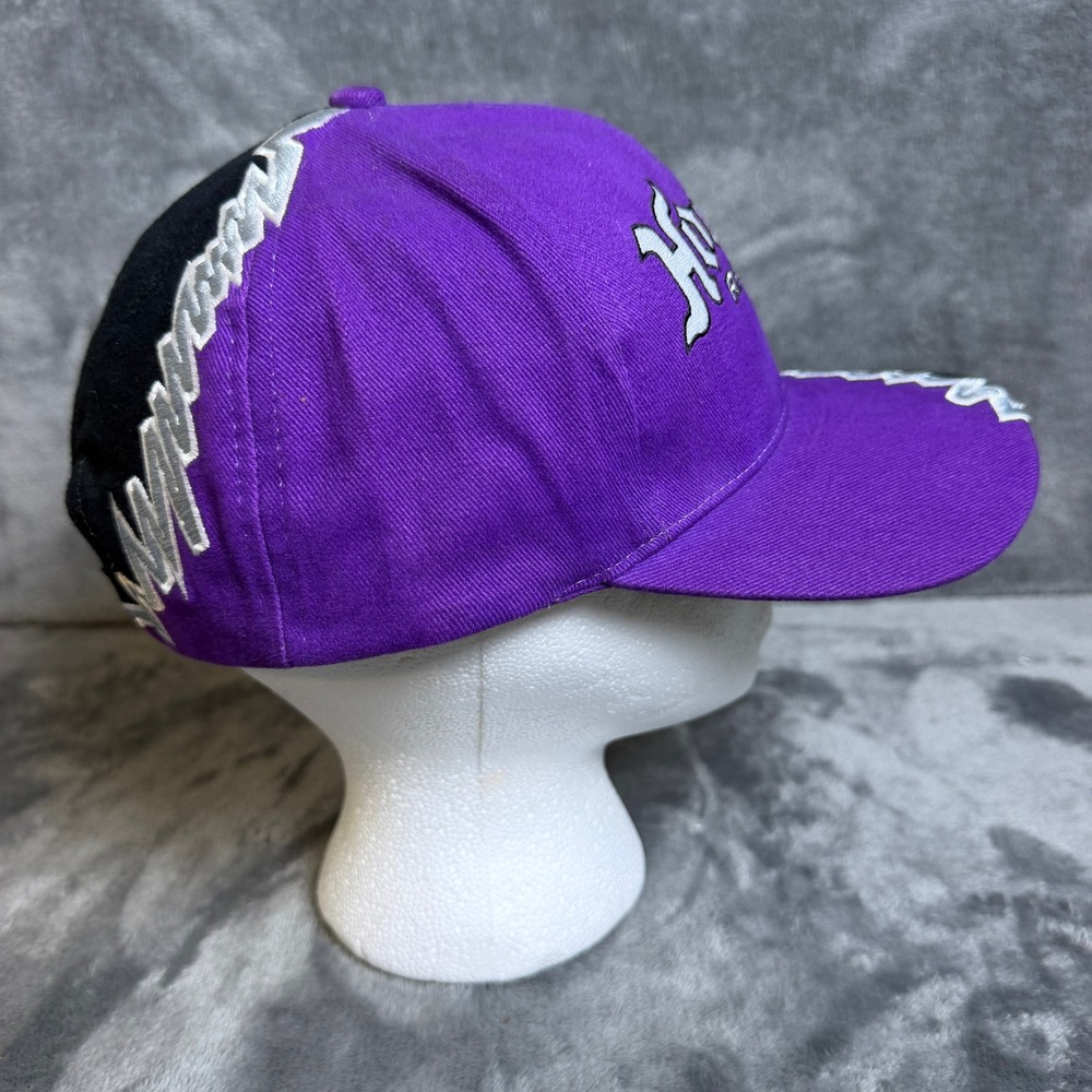 Hoosier Racing Tire Hat Purple Black Embroidered Racing Cap Design Dynamix - Picture 4 of 9